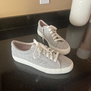 Women's Size 8.5 Keds Jump Kick Speckle Grey Knit Sneakers